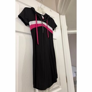 No Boundaries Black and Pink Mini Dress